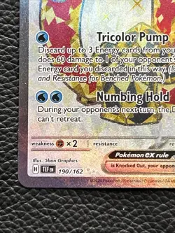 Pokemon Wugtrio ex 190/162 Ultra Rare Temporal Forces SIR - Image 4