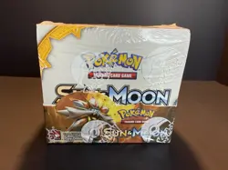 Sun and Moon Base Set Booster Box Pokemon TCG 36 Packs New/Factory Sealed - Image 1