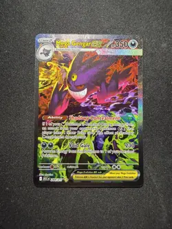 POKEMON ASCENDED HEROES MEGA GENGAR EX 284/217 SPECIAL ILLUSTRATION RARE SIR NM+ - Image 3