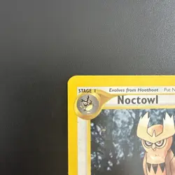 1st Edition Noctowl 42/111 Neo Genesis Uncommon Pokemon Card WOTC MP - Image 2