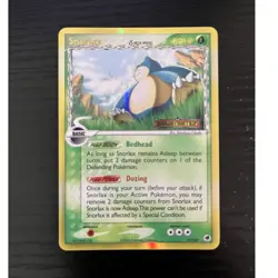 Pokemon Snorlax Dragon Frontiers 10/101 Reverse Holo Stamped Rare 80HP - Image 1
