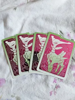 4x Temporal Forces Iron Leaves Cardboard Card Dividers - Pokemon TCG - Image 1