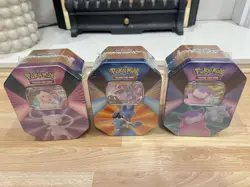 Pokemon TCG: Galarian Tin Set - Lucario V, Mew V & Slowbro V NEW SEALED 820650808401 - Image 2