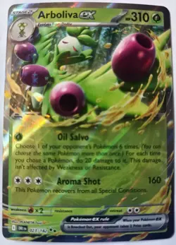 Arboliva ex 023/182 Double Rare Destined Rivals Pokemon Holo Lightly Played - Image 1
