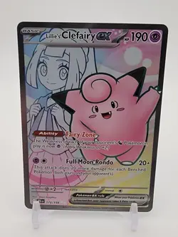 Pokemon - Lillie's Clefairy ex - 173/159 - Journey Together - Ultra Rare - Image 1