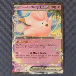 Lillie's Clefairy ex 56/159 - JT - Double Rare Holo Pokemon Card - NM - Image 1