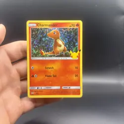 Charmander - 9/25 FULL HOLO McDonalds's 25th Promo Pokemon TCG - Image 1