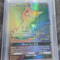Pokemon Mimikyu GX 226/214 Secret Rare Full Art Holo SM-Lost Thunder Card - Image 1
