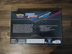 Pokemon TCG Crown Zenith Premium Figure Collection Box - 11 Packs - Shiny Zacian - Image 2