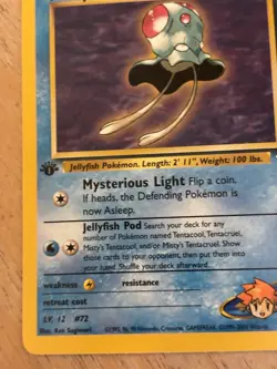 Pokemon Card - Misty's Tentacool Gym Heroes 32/132 Rare 1st Edition - Image 3