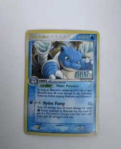 Pokemon Blastoise 14/100 EX Crystal Guardians Reverse Holo Rare 120 HP English - Image 1