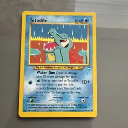 Totodile 85/105 Neo Destiny light play Pokemon card - Image 1