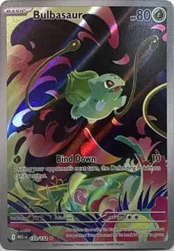 Bulbasaur 133/132 Illustration Rare Mega Evolution Pokemon NM - Image 1