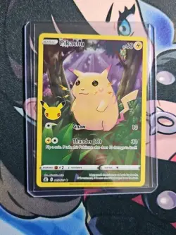 Pokemon Pikachu TCG Celebrations Card 005/025 25th Anniversary Nm - Image 5