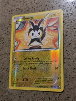 Pokemon Emolga 49/113 Reverse Holo Legendary Treasures 2013 NM - Image 1