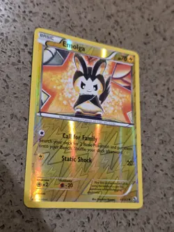 Pokemon Emolga 49/113 Reverse Holo Legendary Treasures 2013 NM - Image 2