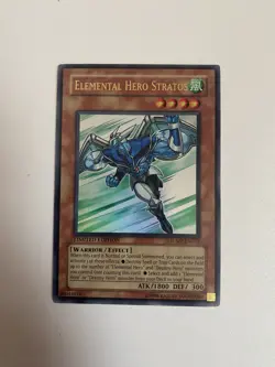 Yu-Gi-Oh! TCG Elemental Hero Stratos Shonen Jump Promo JUMP-EN012 Limited... - Image 1
