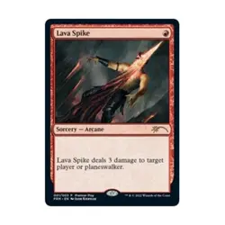 WOTC MtG Pro Tour Promos Lava Spike (P) NM - Image 1