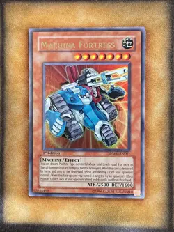 Yugioh Machina Fortress SDMM-EN001 Ultra Rare 1st Ed LP - Image 1