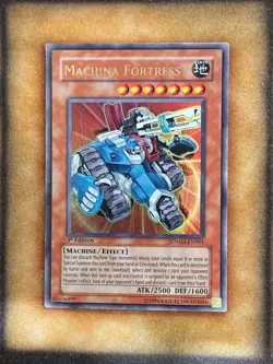 Yugioh Machina Fortress SDMM-EN001 Ultra Rare 1st Ed MP - Image 1