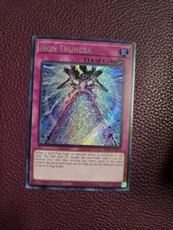 Yu-Gi-Oh! Iron Thunder (Secret Rare) RA05-EN079 Rarity Collection 5 1st Edition - Image 1