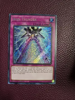 Yu-Gi-Oh! Iron Thunder (Secret Rare) RA05-EN079 Rarity Collection 5 1st Edition - Image 2