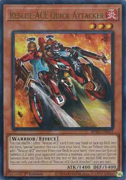 Yugioh! Rescue-ACE Quick Attacker - BPRO-EN023 - Ultra Rare - 1st Edition Near M - Image 1