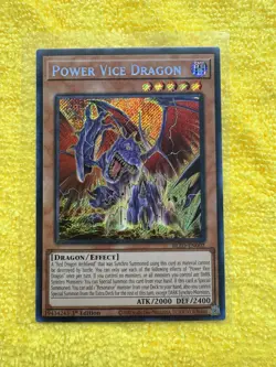 Power Vice Dragon BLZD-EN002 Blazing Dominion 1st Edition Yugioh Yu Gi Oh TCG - Image 1
