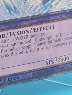 Elemental HERO Absolute Zero Quarter Century Secret Rare RA03-EN231 Yu-Gi-Oh! - Image 3