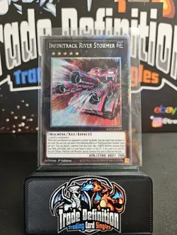 RA05-EN049 Infinitrack River Stormer Platinum Secret Rare 1st Ed YuGiOh - Image 1