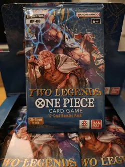 21× One Piece TCG ENG Two Legends (OP08) Booster Pack - Sealed - Image 1