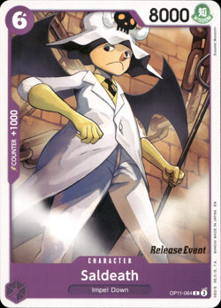 One Piece TCG • Saldeath OP11-064 • Pre Release-Promo • ENG/NM - Image 1