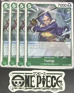 4 x One Piece OP12-031 R Tashigi - English - Foil - Playset - NM/M - Image 1
