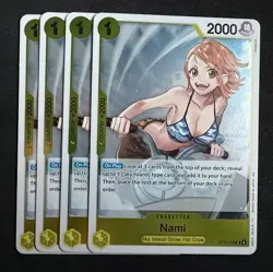 One Piece Nami OP15-108 R Foil Playset (x4) Adventure on Kami's Island - Image 1