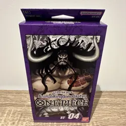 One Piece TCG St04 Animal Kingdom Pirate Started Deck ST04 ENGLISH SEALED 811039038465 - Image 1