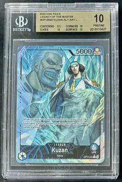 BGS 10 One Piece OP12-040 L* - Kuzan - Alt Art - ENG - Foil - Graded - Image 1
