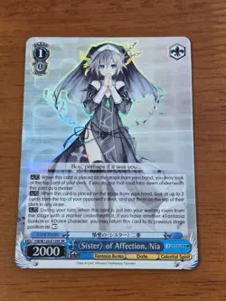 Weiss Schwarz "Sister" of Affection, Nia - Fujimi Fantasia Bunko Vol. 2 SR - Image 1