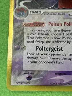 Pokemon TCG Card Game Vileplume Delta Species 17/110 Holon Phantoms Holo Rare - Image 5