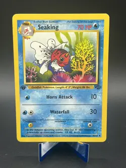 Pokemon TCG Seaking Jungle 1st Edition Uncommon Card 46/64 PACK FRESH - Image 1