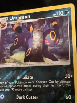 Umbreon - 120/214 - Pokemon Lost Thunder Sun & Moon Reverse Holo Card LP To MP - Image 2