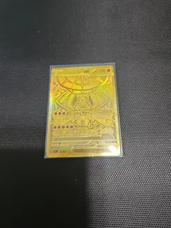 Mega Zygarde EX Gold Secret Rare Full Art Holo Pokemon Card 124/088 - Image 1