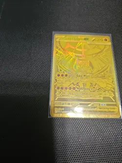 Mega Zygarde EX Gold Secret Rare Full Art Holo Pokemon Card 124/088 - Image 2
