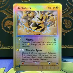 Electabuzz 35/100 EX Sandstorm 2003 Reverse Holo e-Series Pokemon Card TCG LP - Image 1