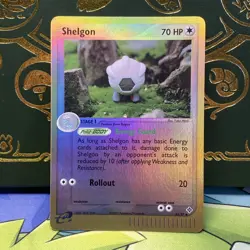 Shelgon 41/97 2003 EX Dragon Pokemon Card TCG Yuka Morii Reverse Holo LP+ - Image 1