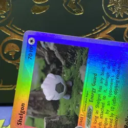 Shelgon 41/97 2003 EX Dragon Pokemon Card TCG Yuka Morii Reverse Holo LP+ - Image 3