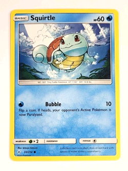 Squirtle - 33/214 - English - SM10 SM - Unbroken Bonds - Pokemon Card_54 - Image 1