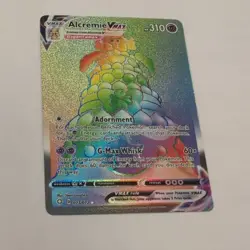 Alcremie Vmax 073/072 Shining Fates - NM Full Art Rainbow Rare Pokemon Card - Image 1