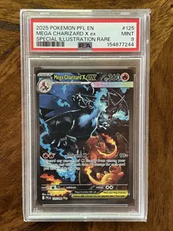 *PSA 9* Mega Charizard X ex 125/094 SIR - Phantasmal Flames - Mint Pokemon Card - Image 1