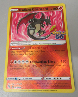 Radiant Charizard Pokemon GO #011/078 Card - Image 1