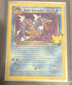 Pokemon Dark Gyarados Celebrations 25th Anniversary Holo Lot - 2 Cards - Image 1